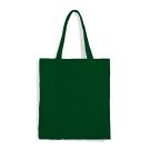 Torba bawełniana zieleń butelkowa 140g 38x42cm z długimi uszami