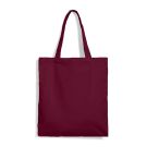 Torba bawełniana burgund 140g 38x42cm z długimi uszami