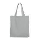 Torba bawełniana jasnoszara 140g 38x42cm z długimi uszami