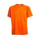 T-shirt dziecięcy Sprintkid pomarańczowy fluo 8L. (S)
