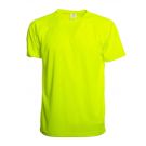 T-shirt dziecięcy Sprintkid żółty fluo 8L. (S)