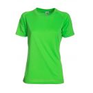 T-shirt Sprintgirl zielony fluo XS