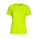 T-shirt Sprintgirl żółty fluo XS