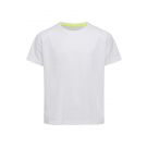 T-shirt STEDMAN Active 100% poliester 140g raglan dziecięcy WHI S
