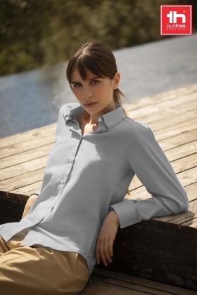 damska koszula popelinowa z długim rękawem PARIS WOMEN