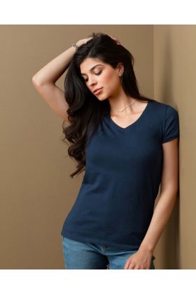 T-shirt STEDMAN Stars Megan V-neck damski