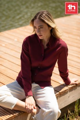 damska koszula z długim rękawem z bawełny oksfordzkiej TOKYO WOMEN