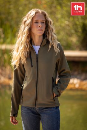 damski softshell z odpinanym kapturem ZAGREB WOMEN