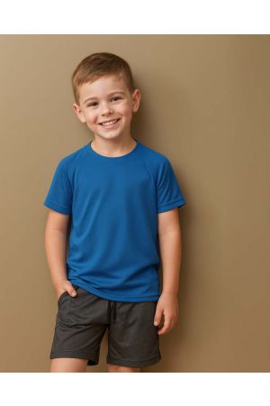 T-shirt STEDMAN Active 100% poliester 140g raglan dziecięcy