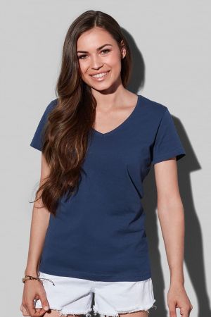 T-shirt STEDMAN Classic V-neck damski