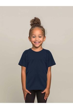 T-shirt STEDMAN Active 100% poliester 140g raglan dziecięcy