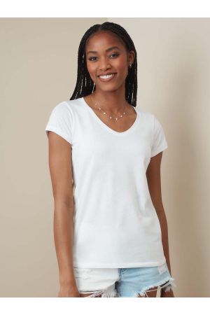 T-shirt STEDMAN Stars Megan V-neck damski