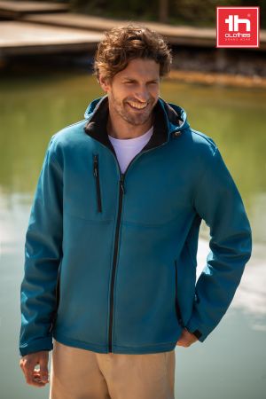 męski softshell z odpinanym kapturem ZAGREB