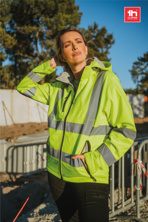 Męski softshell o wysokiej widzialności ZAGREB WORK
