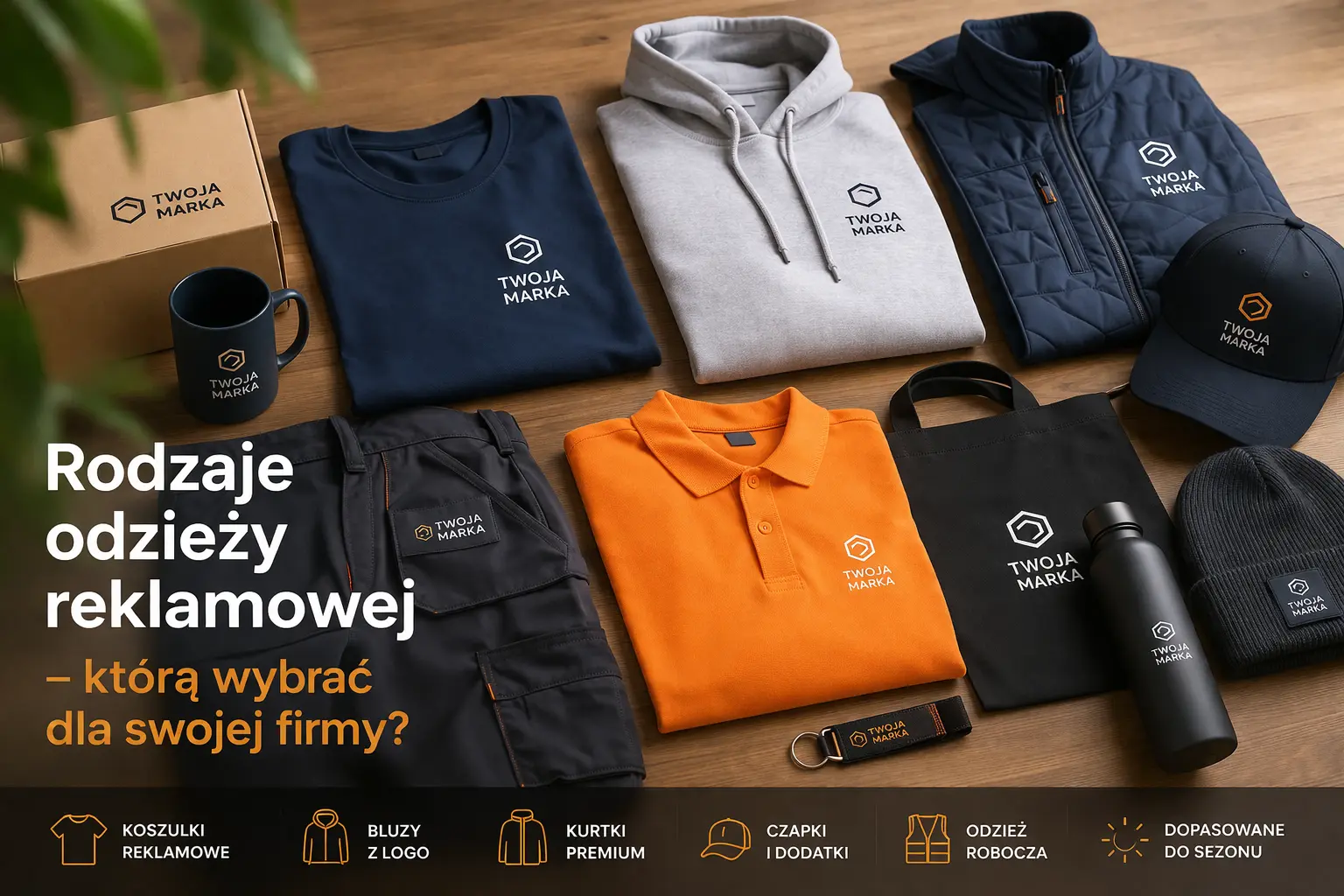 Rodzaje odzieży reklamowej – którą wybrać dla swojej firmy?